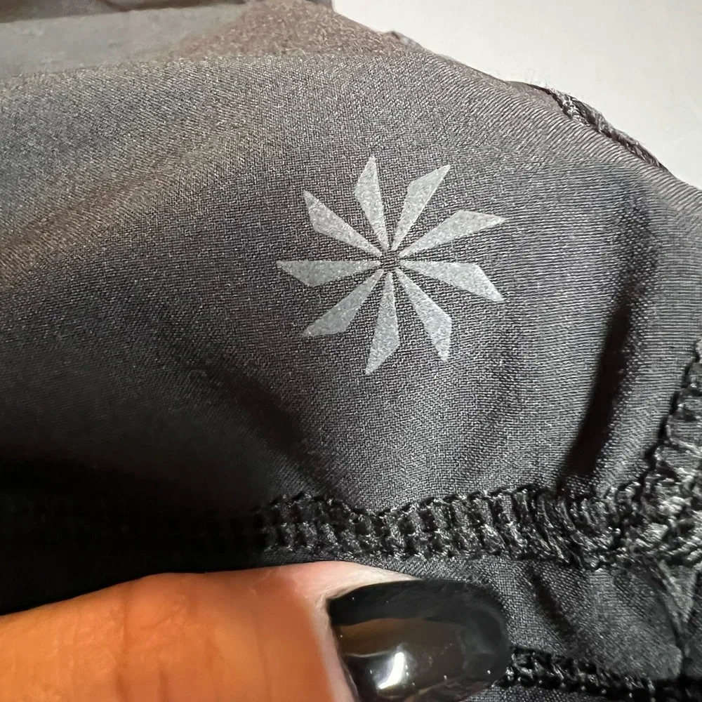 Athleta running exercise shorts w/ pockets - Picture 3 of 4